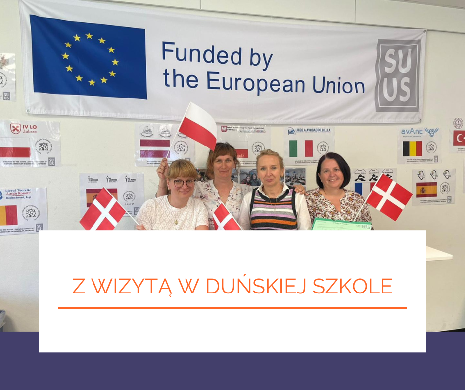 Nauczyciele z wizytą w duńskiej szkole