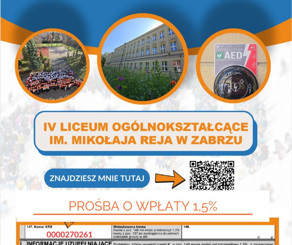 Prośba o wpłaty 1,5%