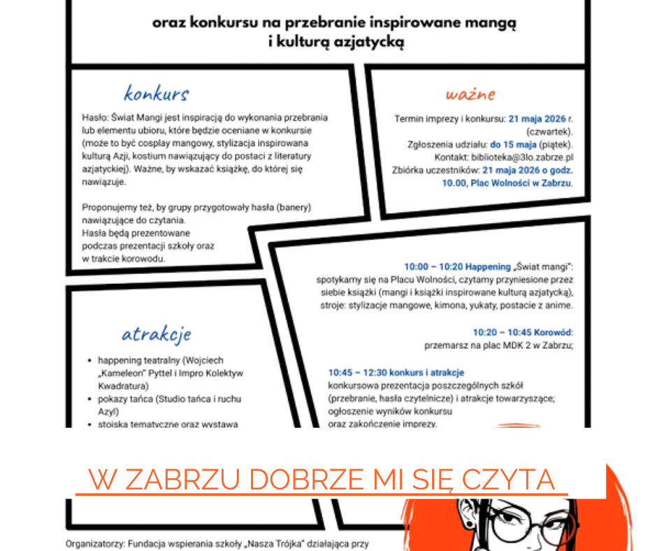 W Zabrzu dobrze mi się czyta: Świat mangi